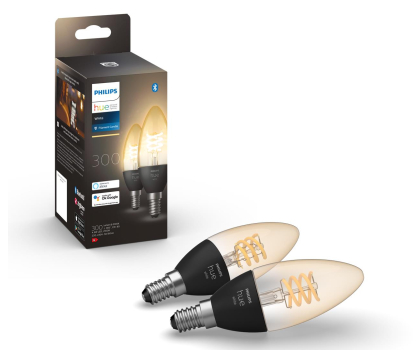 Inteligentne oświetlenie Philips Hue White Inteligentna Żarówka Filament C37 2xE14 8719514302211